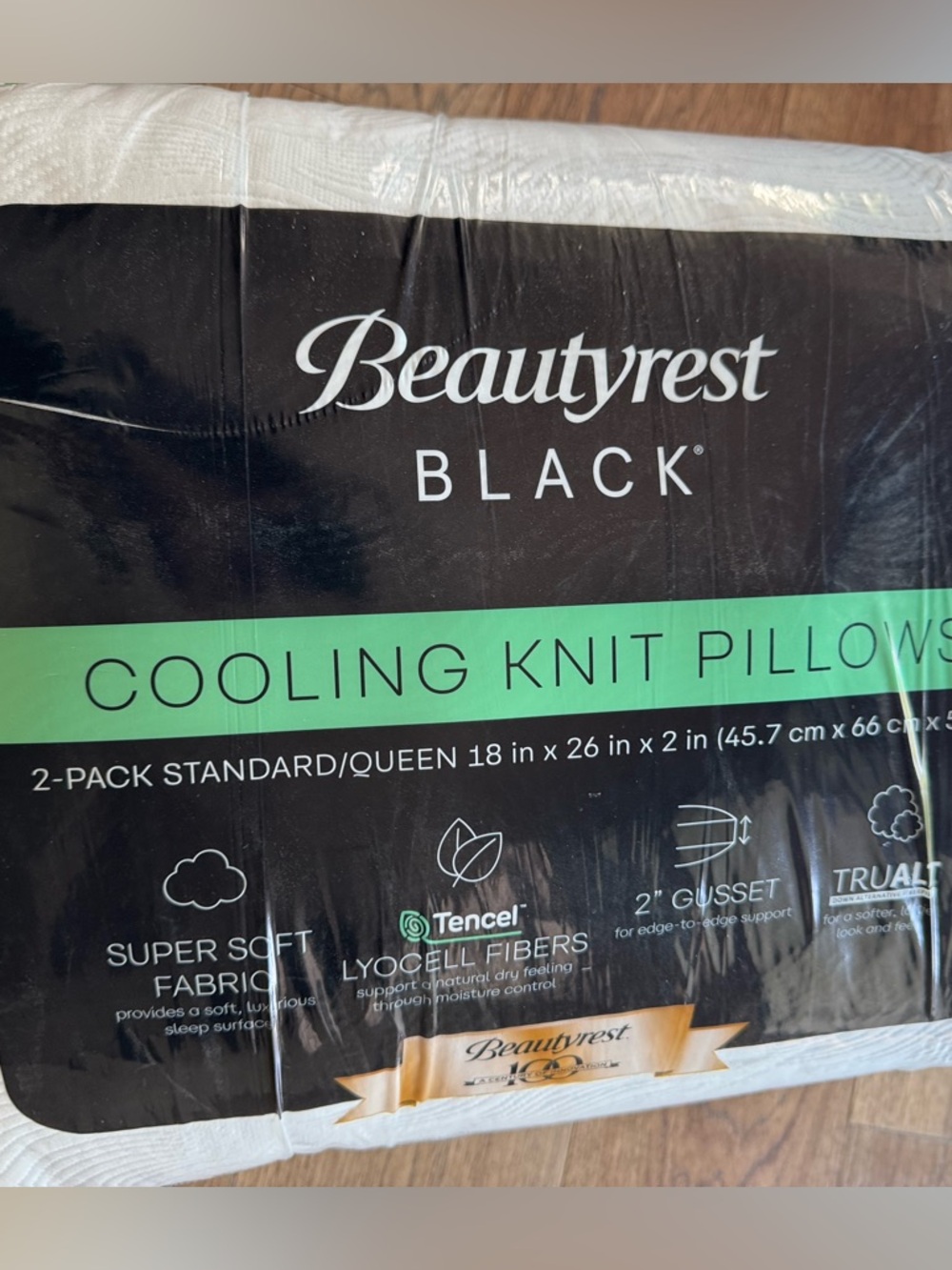 🎉LAST CHANCE🎉BEAUTYREST BLACK
2pk Luxurious‎ Down Alternative Pillows - Picture 10 of 11